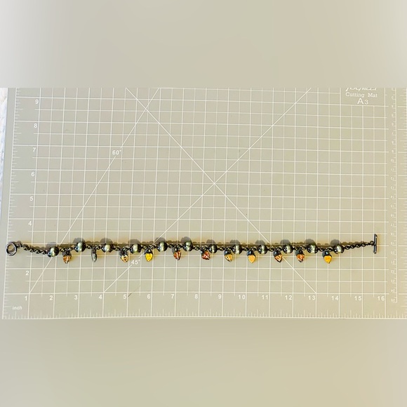 Vintage Pearl Art Glass Beautiful Necklace 🍃 - Picture 5 of 17